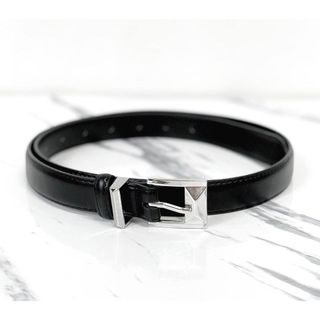 Thắt lưng da sơn tùng bản nhỏ trendy punk buckle belt 2.5cm dài 110cm dây nịt nam da bò chính hãng - tdk shoemaker