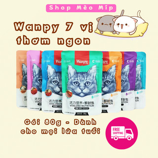 Pate Wanpy thơm ngon nhiều dinh dưỡng cho mèo mọi lứa tuổi