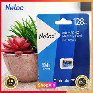 Thẻ nhớ netac microsd 32gb/64gb/128gb tốc độ cao 100mb/s class 10 chính hãng cao cấp - bảo hành 05 năm
