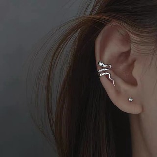 Bông tai kẹp vành hình rắn cá tính bt039