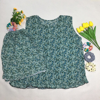 Đồ bộ đùi tay sát nách Lanh (Tole) Size 3 (Từ 60kg-70kg).