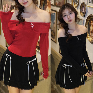 Áo Trễ Vai Hayley Ánh Nhũ Bling Bling - Minipie