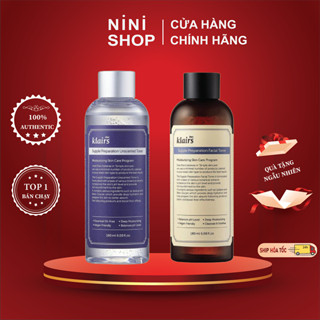Nước Hoa Hồng Không Mùi, Có Mùi Dear, Klairs Supple Preparation Unscented Facial Toner 180ml - ninishop