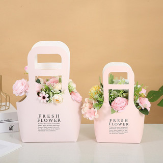 Combo 10 túi giỏ cắm hoa fresh flower size bé
