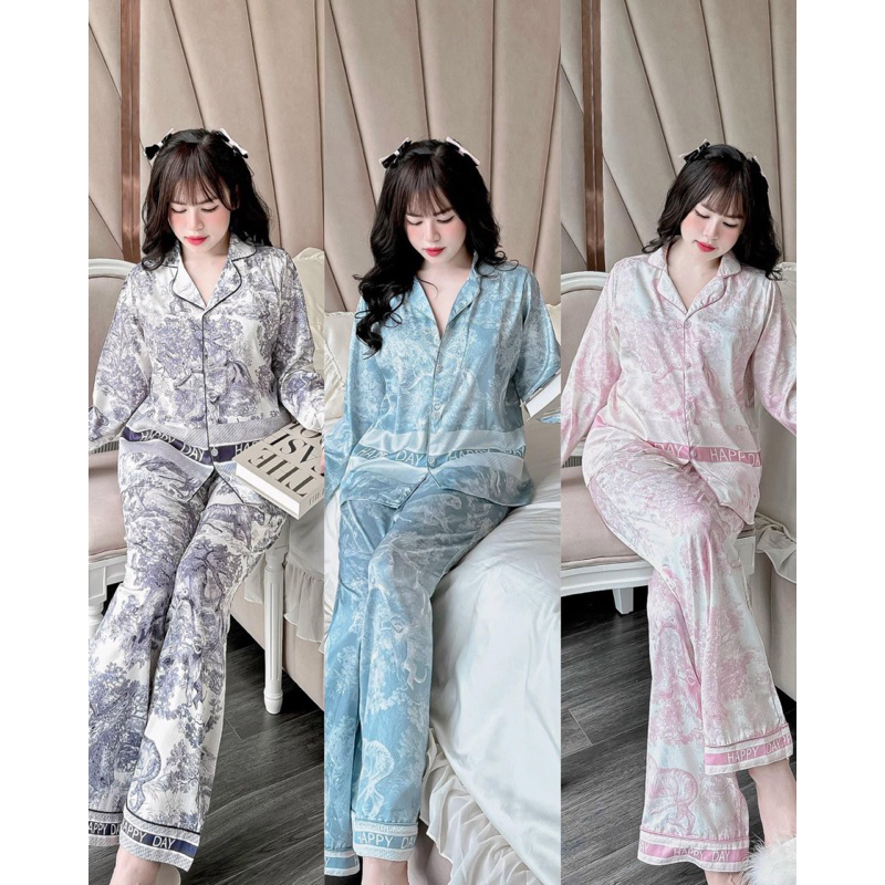 Hoa Văn Hapy 3 màu lụa xước mẫu mới siêu sang