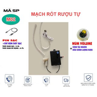 Combo rót ruou bơm chìm công tắt hành trình