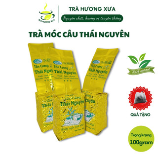 Trà thái nguyên 100g trà móc câu trà đinh trà tân cương loại đặc biệt trà nõn tôm chè thái nguyên trà hương xưa hx06.1