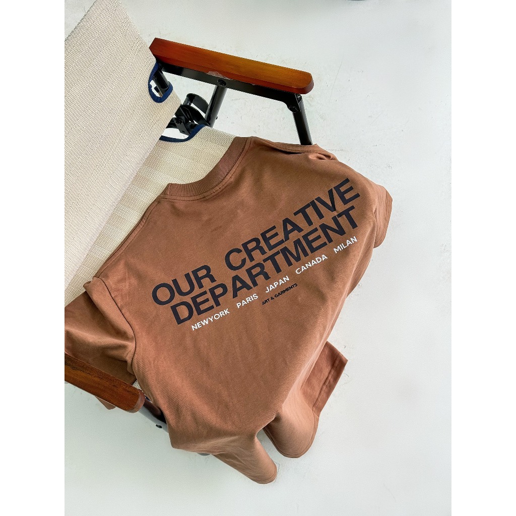 Áo thun BOXY OUR CREATIVE DEPARTMENT Cotton 250GSM - Whose Studio | BigBuy360 - bigbuy360.vn