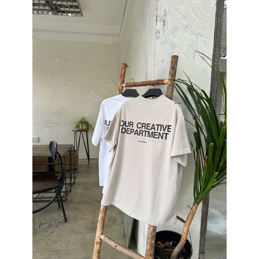 Áo thun BOXY OUR CREATIVE DEPARTMENT Cotton 250GSM - Whose Studio | BigBuy360 - bigbuy360.vn