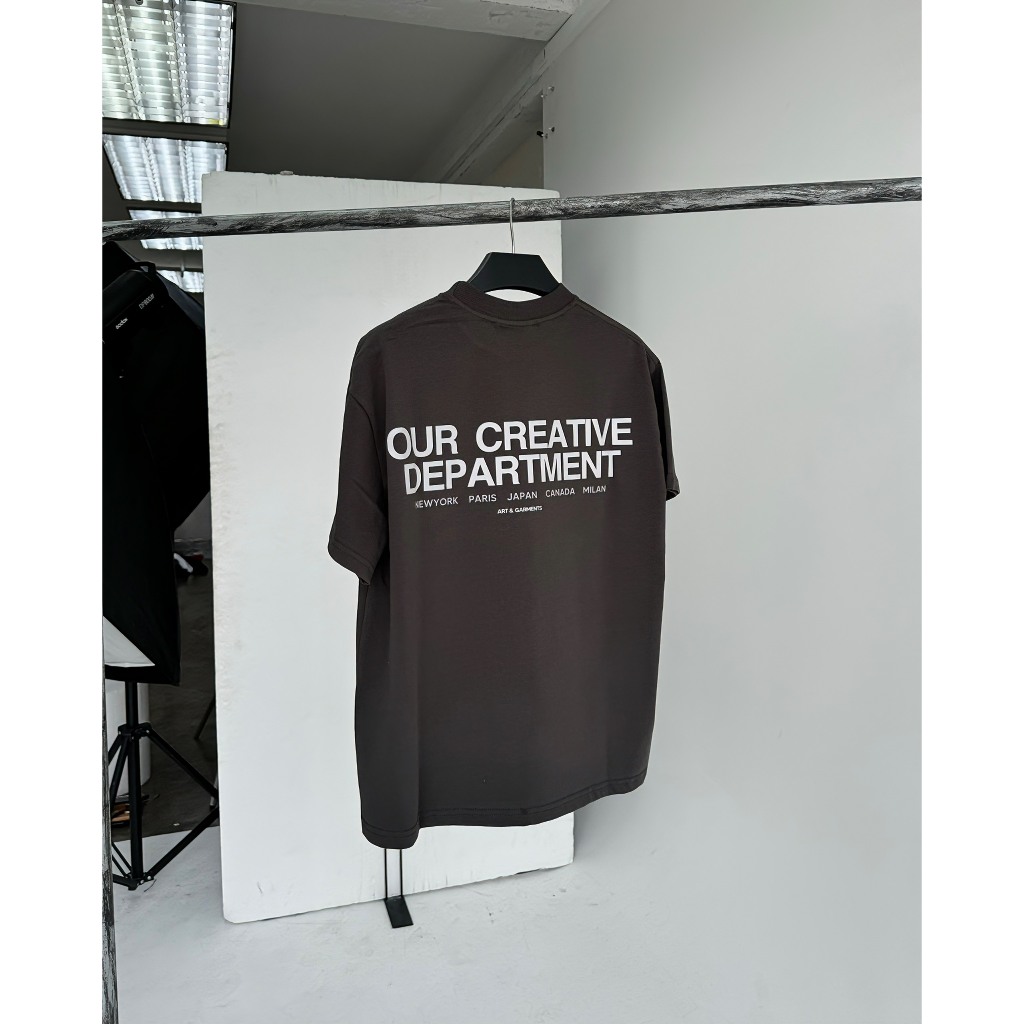 Áo thun BOXY OUR CREATIVE DEPARTMENT Cotton 250GSM - Whose Studio | BigBuy360 - bigbuy360.vn