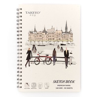 Vở vẽ lò xo takeyo a4 - 50 tờ