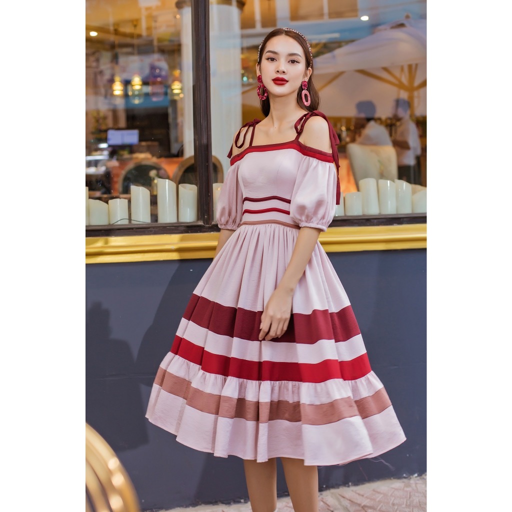 Pass đầm sòvintage mới 100%newtag, size S