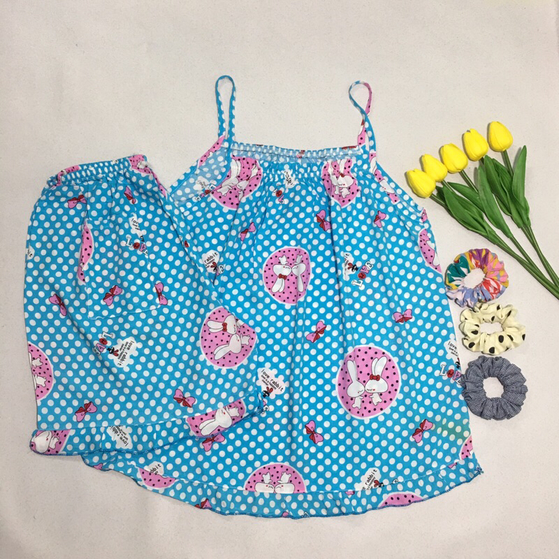 Đồ bộ đùi 2 dây Lanh (Tole) Size 1 (Từ 40kg-50kg).
