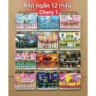 Vỉ bút sáp vặn tô màu 12. 18 , 24 màu