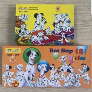 Sáp Màu Chó Đốm Dành Cho Bé Yêu 12 màu