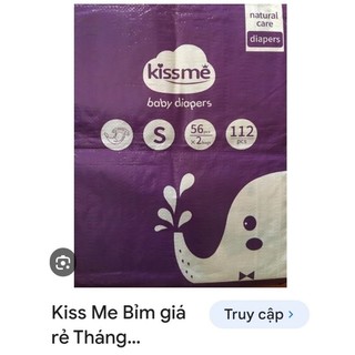 Combo 2 bịch tã dán kisme size S , 2 quần Jo plus size S, Jo newborn 2