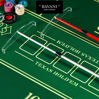 Gậy cào chip poker , phỉnh , gậy cào bài poker có thể điều chỉnh dài ngắn nhập khẩu chính hãng
