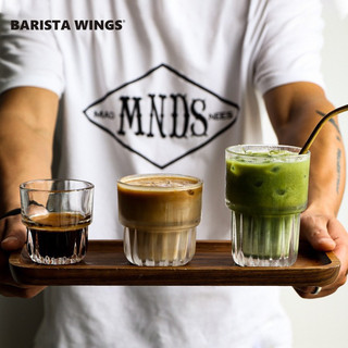 Cốc thuỷ tinh 2 tầng dễ thương uống caffe bạc xỉu, cốc thuỷ tinh chịu nhiệt decor quán caffe