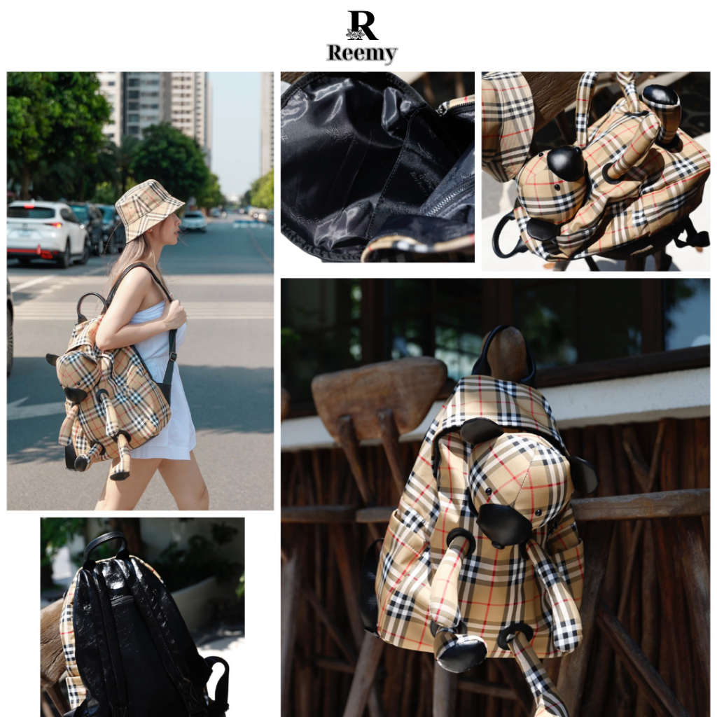 Túi Xách Balo Burberry hình gấu cực xinh 2024