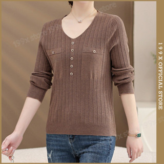 Áo Len Cổ Tim Trung niên Dệt Kim Qùa Tặng Cho Bà và Mẹ Form Rộng Thoải Mái Sang Trọng Thanh Lịch AL01