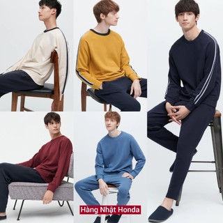 Bộ quần áo nỉ trơn siêu co dãn nam nam - tag nhật