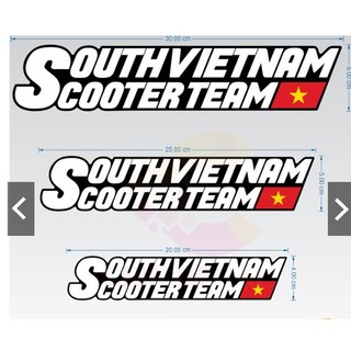 Tem logo southvietnam scooter team