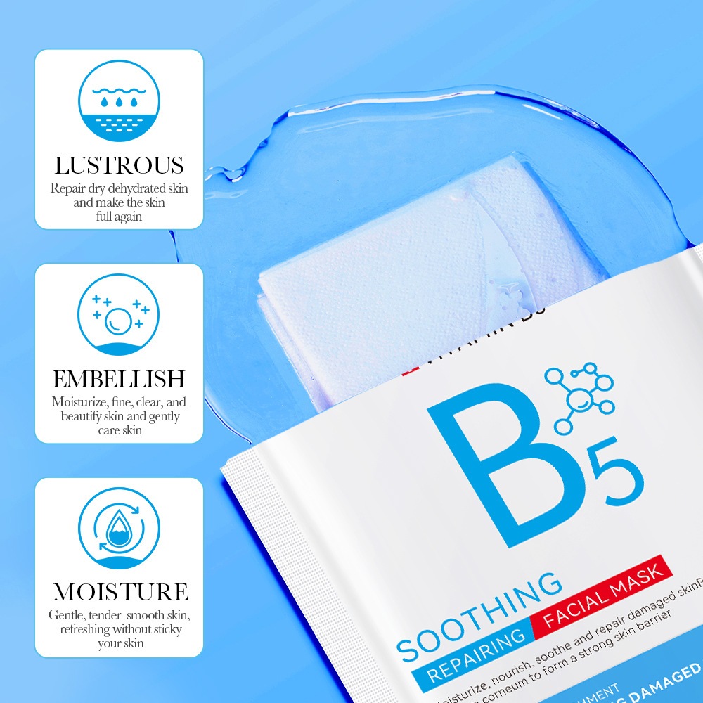 Mặt Nạ Dưỡng Da VITAMIN B5 Hyaluronic Acid Cấp Ẩm, Làm Dịu và Phục Hồi Da 30g | BigBuy360 - bigbuy360.vn