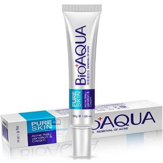 Kem Bôi mụn Pure Skin Bioaqua, Kem Bôi mụn Bioaqua giúp dưỡng da vùng mụn tuýp 30g Bioaqua