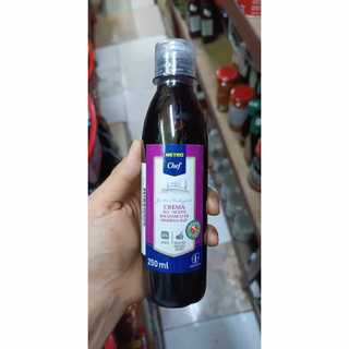 Xốt kem giấm, dấm nho thơm metro chef balsamic 250ml