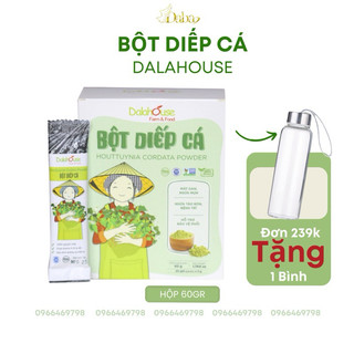 Bột diếp cá nguyên chất Dalahouse ( Hộp 20 gói x 3gram)