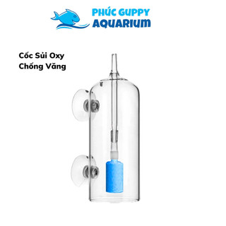 Cốc Sủi Oxy Chống Văng Nước Cho Bể Cá Cảnh, Bể Thủy Sinh
