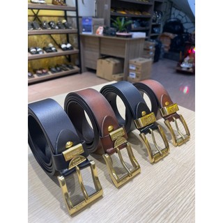 Dây nịt / Thắt lưng da bò thật hiệu ông địa và levis
