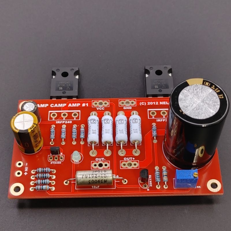 PCB amp camp amp, ACA Ampli calss A 5W