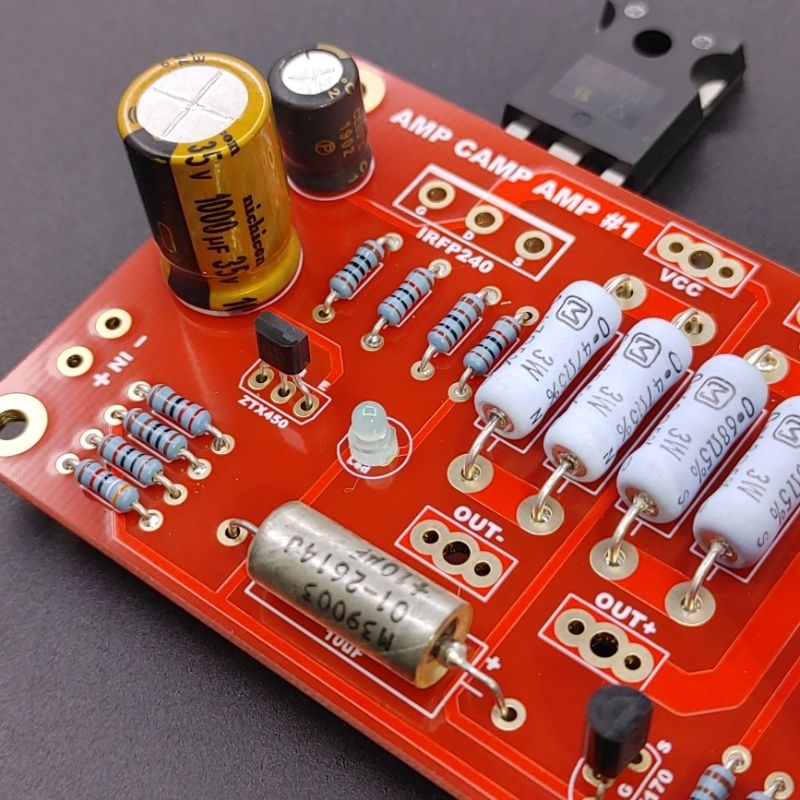 PCB amp camp amp, ACA Ampli calss A 5W