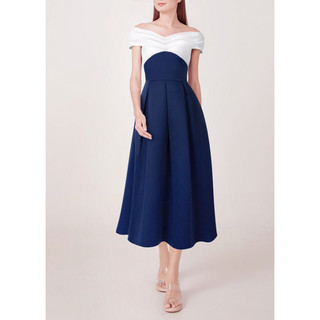 BEUCLOSET - Đầm trễ vai form xoè mặc tiệc