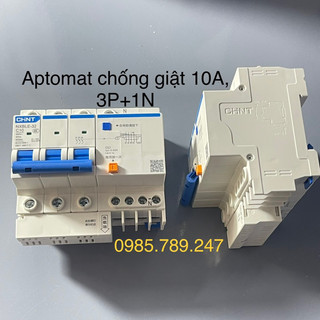 Aptomat chống giật chint 3p+1n, 10a, 16a, 20a, 25a, 32a, 40a, 50a, 63a