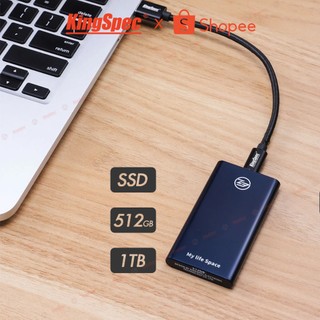 Ổ cứng SSD di động USB 3.1 - TypeC , 512GB / 1TB KingSpec | Z1 , Z3  - Hàng Chính Hãng