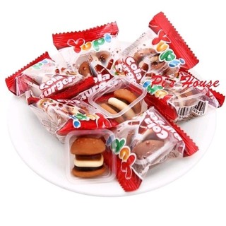 Combo 10 cái kẹo dẻo burger cola hotdog Moon Yupi