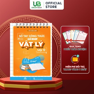 Sách - Sổ Tay Công Thức Giải Nhanh Vật Lý Lớp 12 (Thầy Vũ Tuấn Anh)