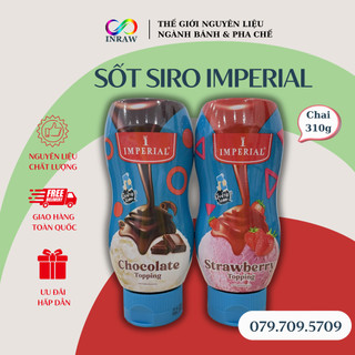 Combo Sốt Siro Dâu & Socola Chai 310g