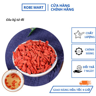 Câu kỷ tử đỏ sấy khô robimart đẹp da, ngủ ngon - gói 200g, 500g