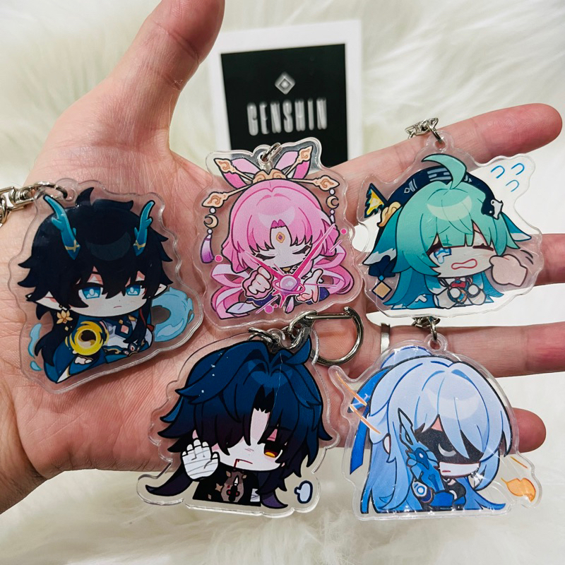 Móc khoá, standee, dây treo điện thoại HSR Honkai Star Rail mica acrylic nhiều mẫu cute xỉu  Tiệm Cậ