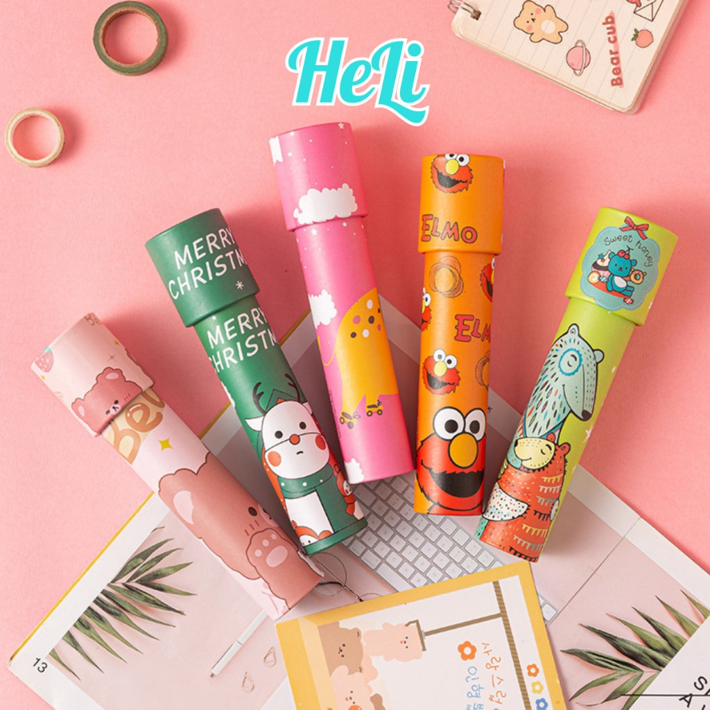 ỐNG NHÒM KÍNH VẠN HOA TUỔI THƠ 3 LỚP NHIỀU MÀU SẮC MA THUẬT CHO BÉ KHÁM PHÁ