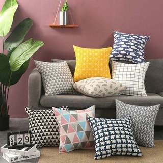 Gối tựa lưng sofa 40cmx40cm, gối ôm gối tựa lưng văn phòng vải thô gai siêu đẹp, gối vuông trang trí decor phong cách