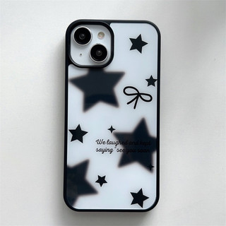 Ốp lưng iphone thevibes chống va đập ngôi sao & nơ đen