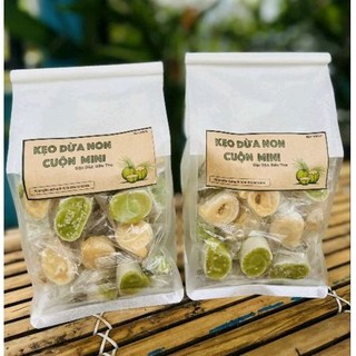 Kẹo dừa non cuộn mini mix  vị 500g (Kẹo dừa non mềm ít ngọt)