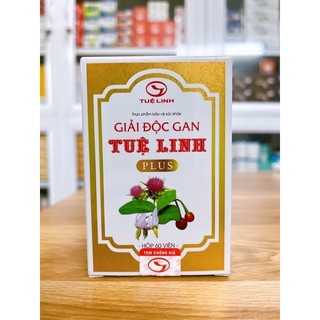 Giải Độc Gan Tuệ Linh Plus giúp hạ men gan, giải độc gan (Lọ 60 viên)