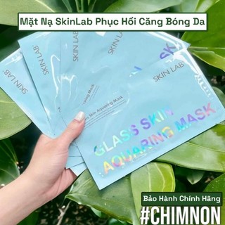 Mặt Nạ SkinLab Glass Skin Aquaring Mask Phục Hồi Căng Bóng Dưỡng Ẩm Sau Peel Treatment Skin Lab