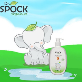 Sữa tắm gội hữu cơ Dr. Spock Organic 6M+ cho trẻ từ 6 tháng trở lên