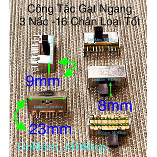 Công tắc gạt ngang 3 nấc 16 chân loại tốt . giá bán 10 cái là 75k